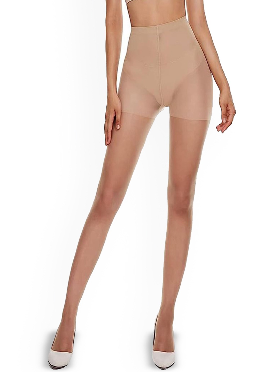 

KRENOZ Sheer Pantyhose Basic Stockings, Nude