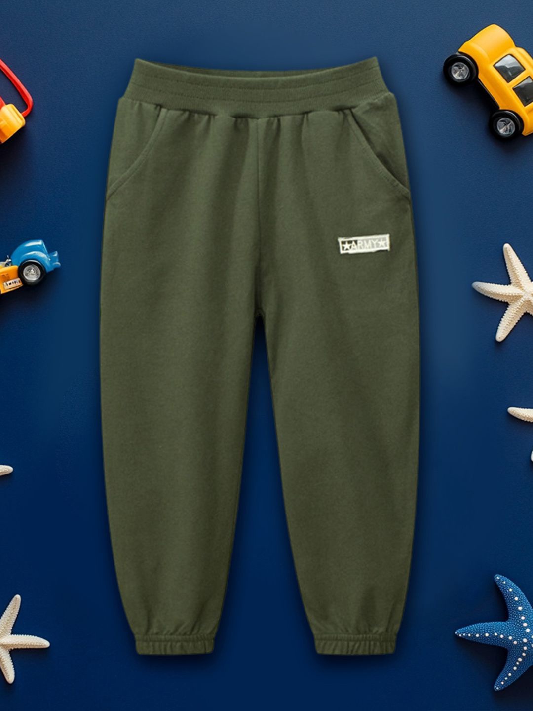 

INCLUD Boys Relaxed-Fit Casual Joggers, Green