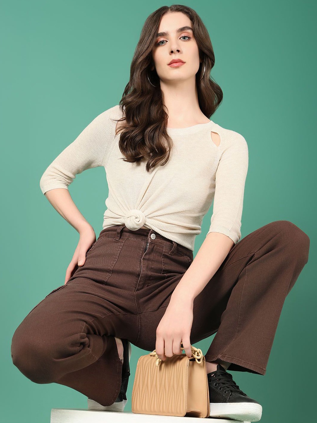 

SHOWOFF Top, Beige