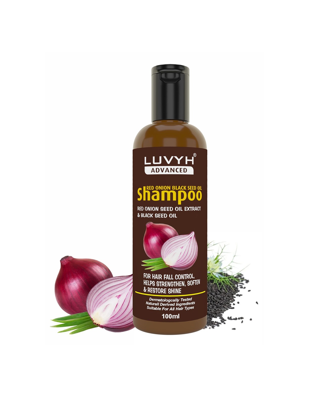 

LUVYH Advanced Red Onion Black Seed Oil Hair Shampoo-100ml