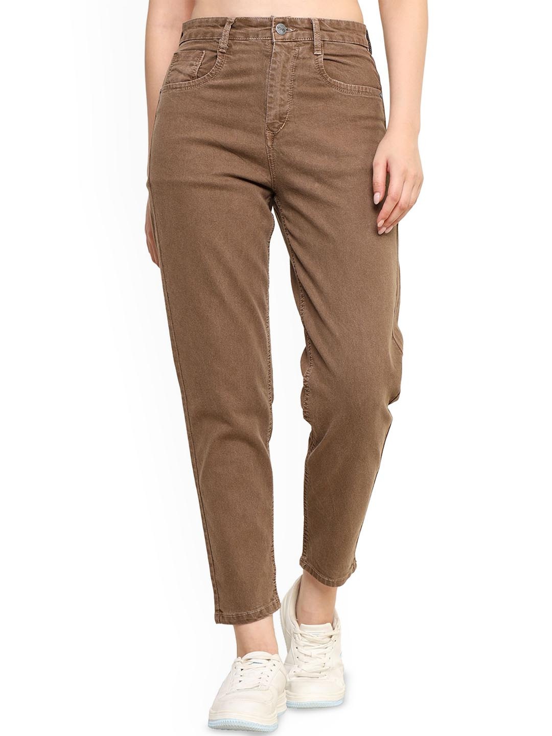 

Zayla Women Comfort High-Rise Jeans, Brown
