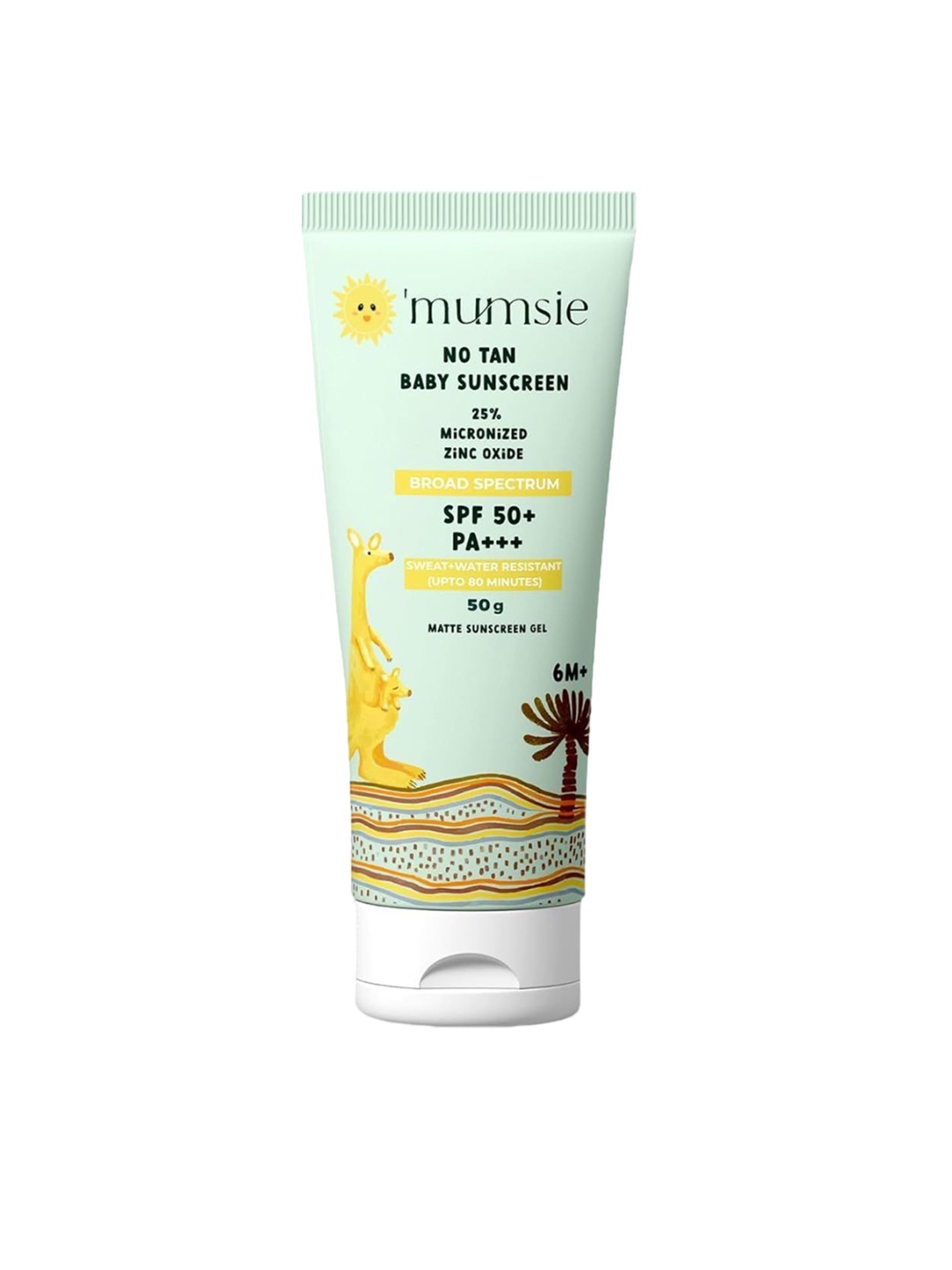 

OMUMSIE No Tan Baby Sunscreen SPF 50+ PA+++ - 50g, White