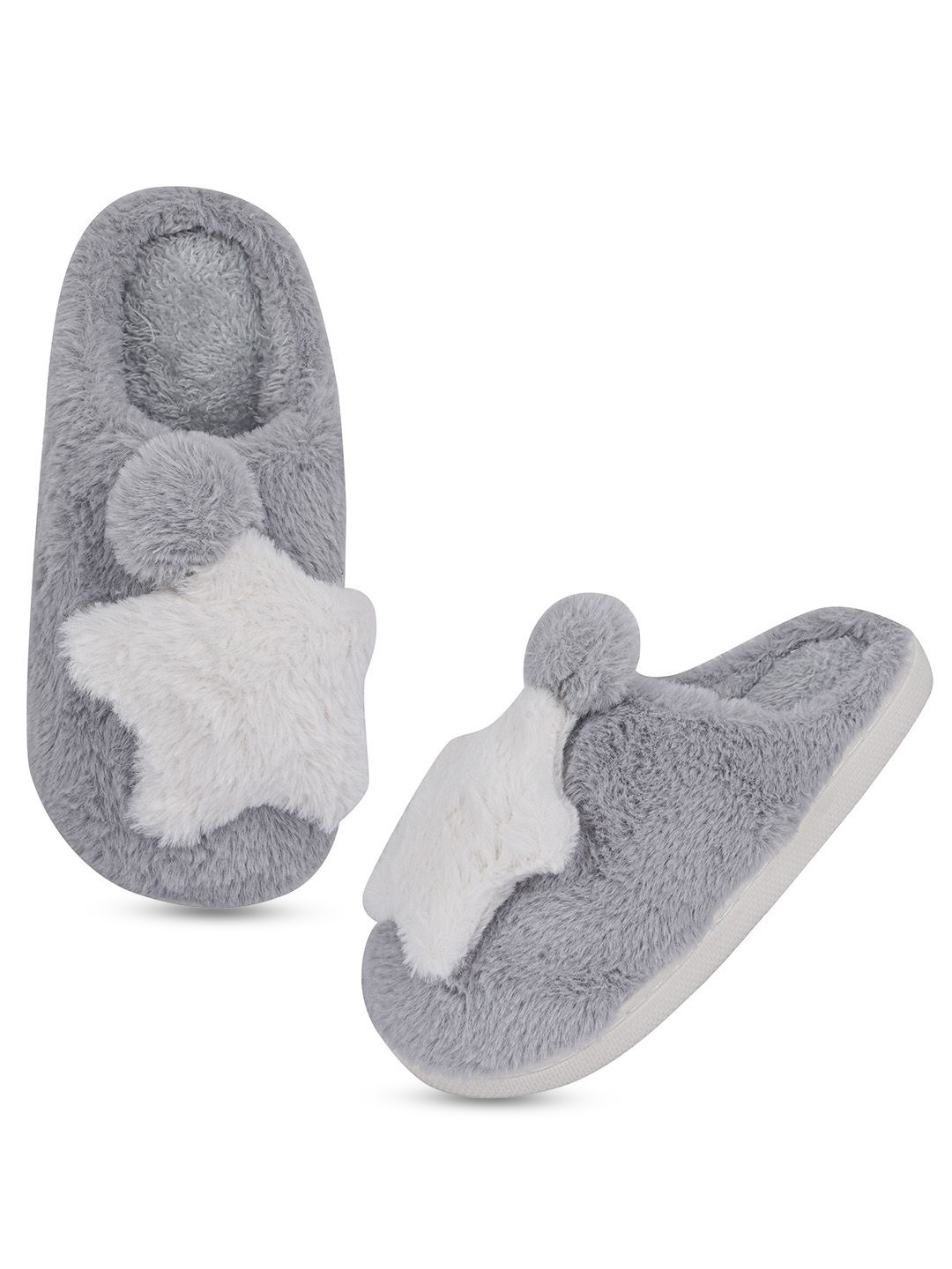 

Miscreef Women Room Slippers, Grey