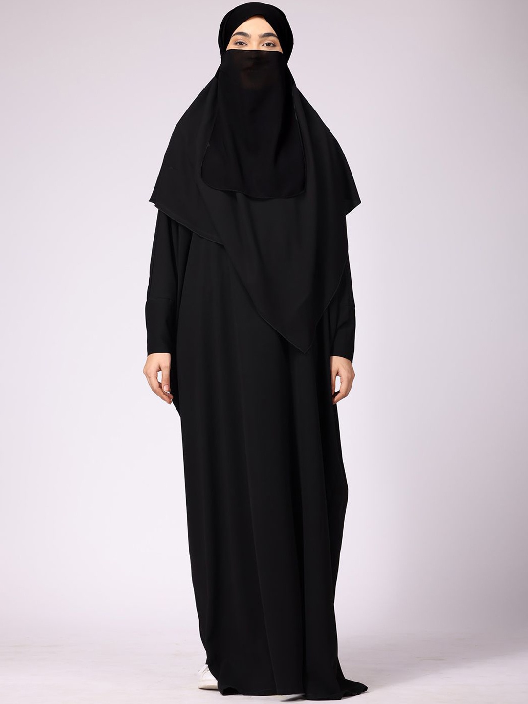 

Only Modest Abaya Kaftan Burqa With Scarf, Black