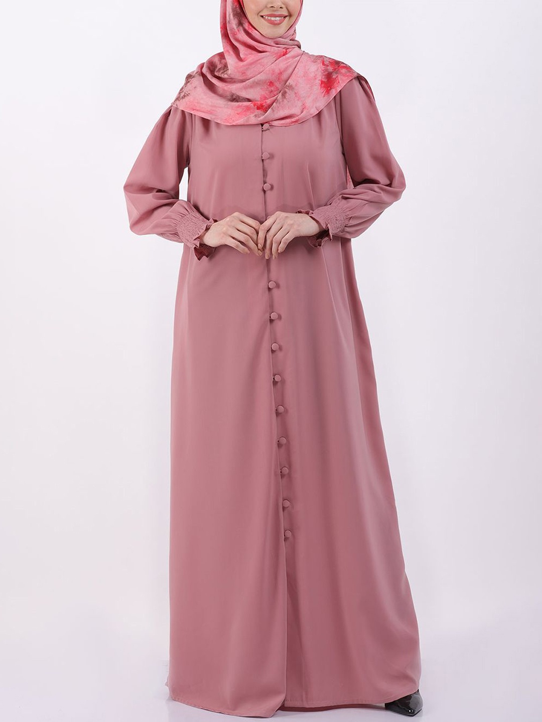 

Only Modest Round Neck Burqas, Rose