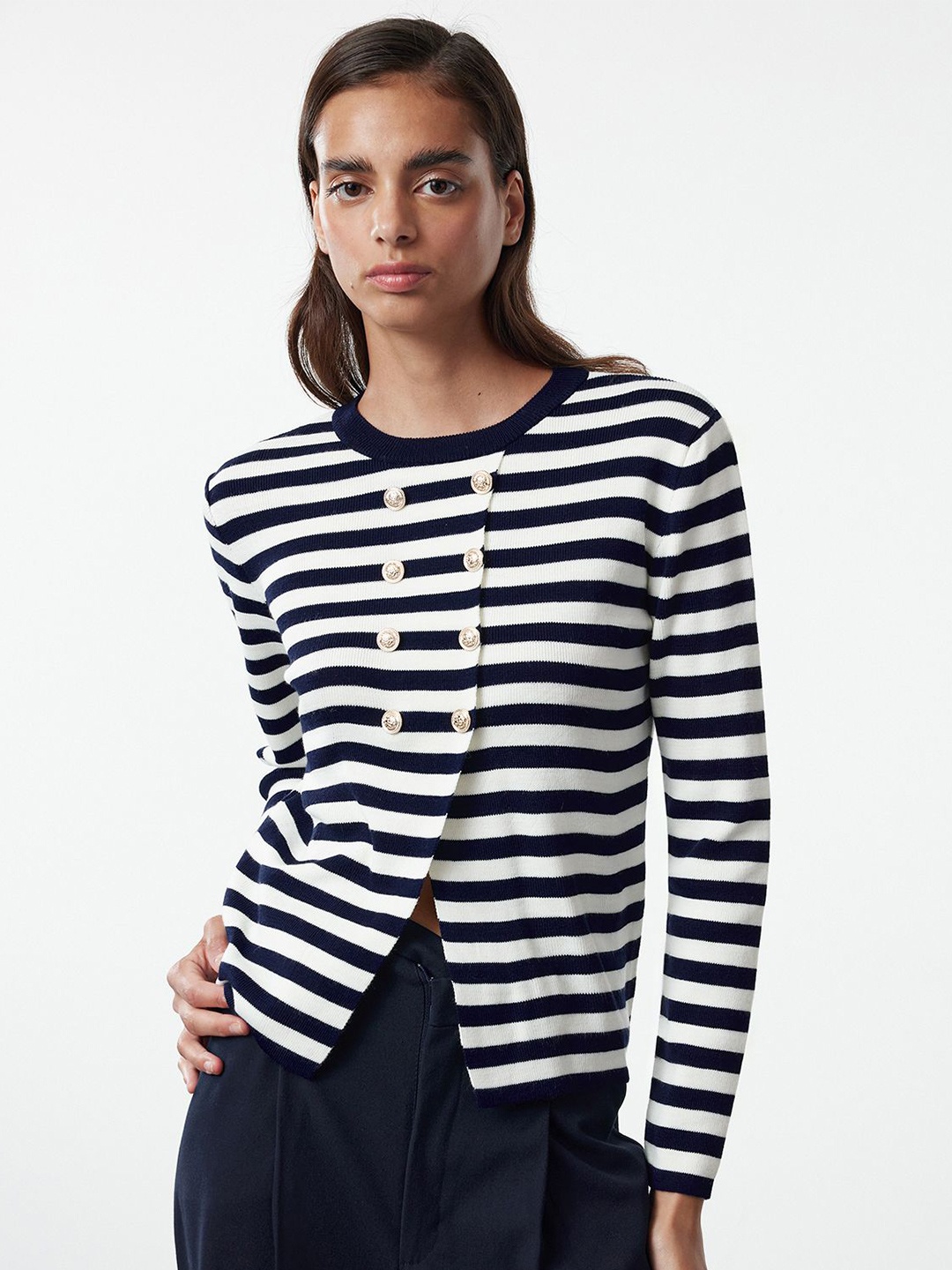 

Trendyol Striped Top, Na