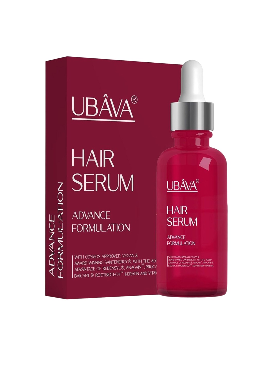 

UBAVA Advance Formulation Hair Serum - 30ml, Maroon