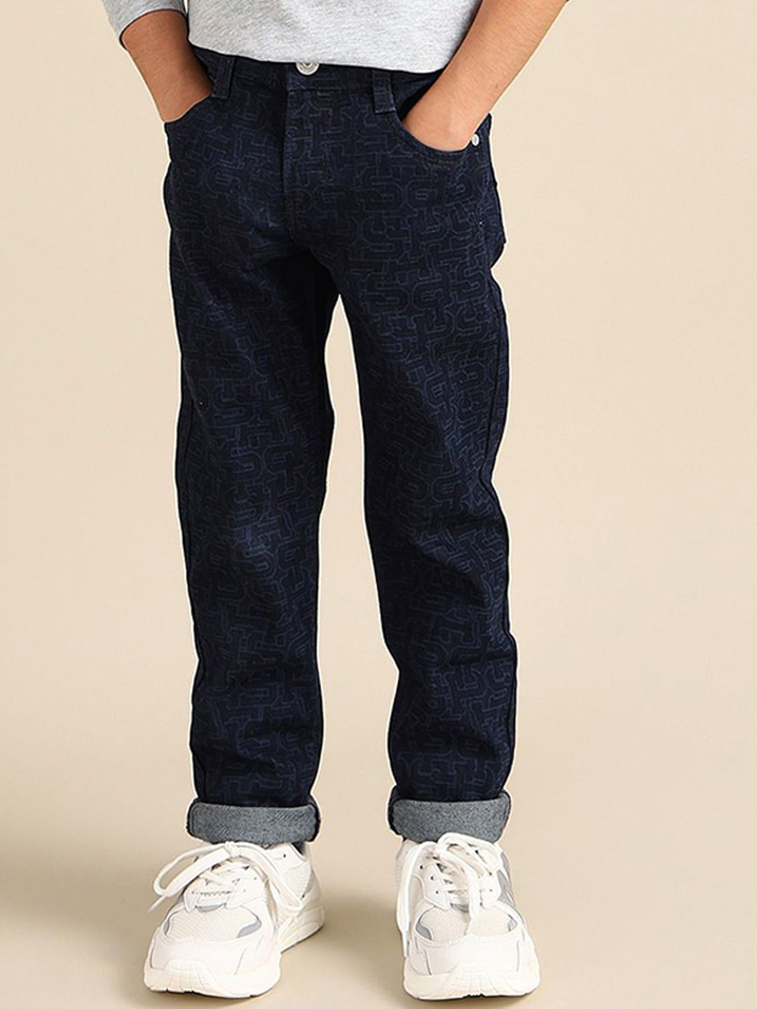 

U.S. Polo Assn. Kids Boys Classic Mid-Rise Cotton Jeans, Navy blue