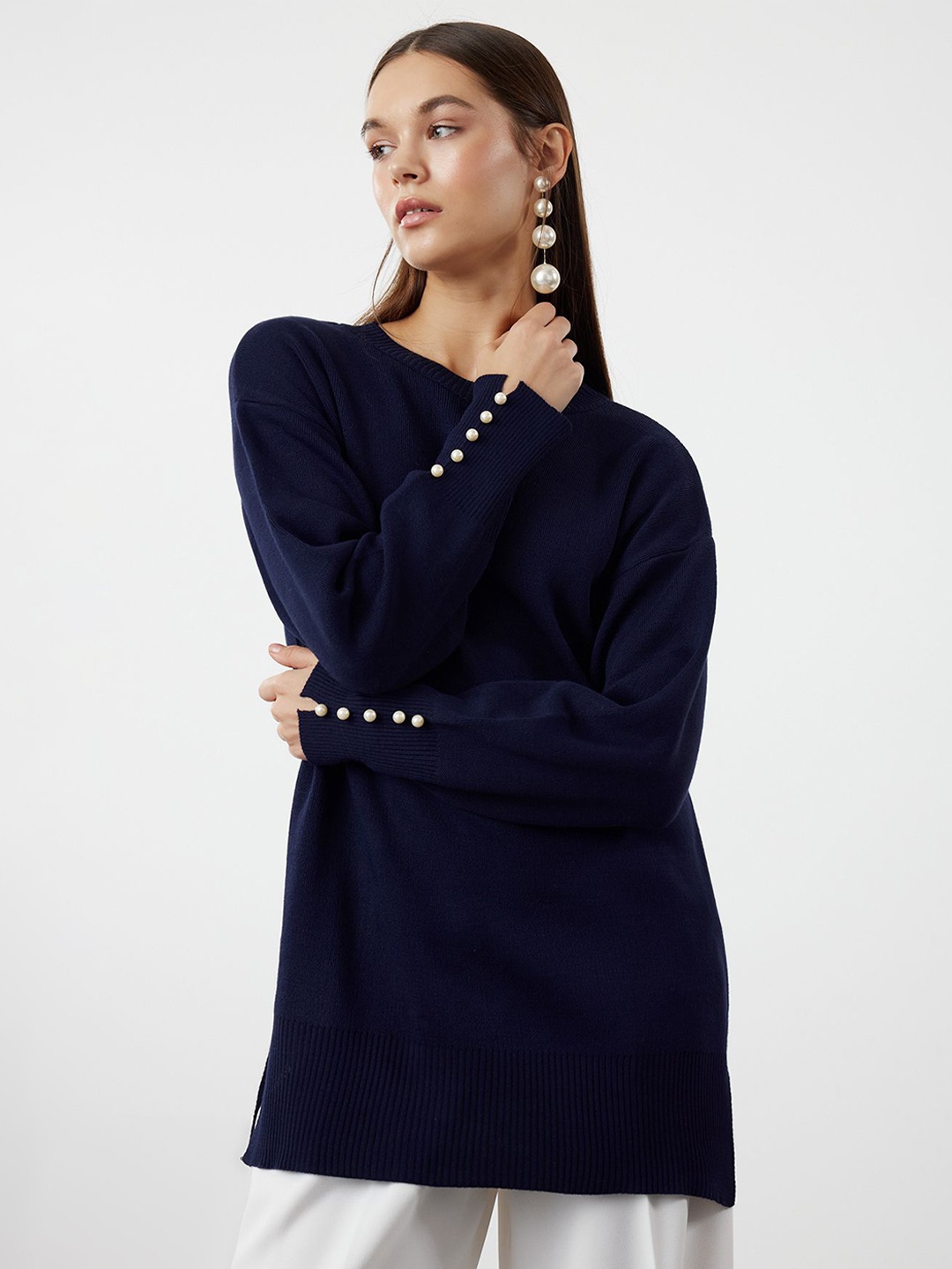 

Trendyol Women Pullover, Navy blue
