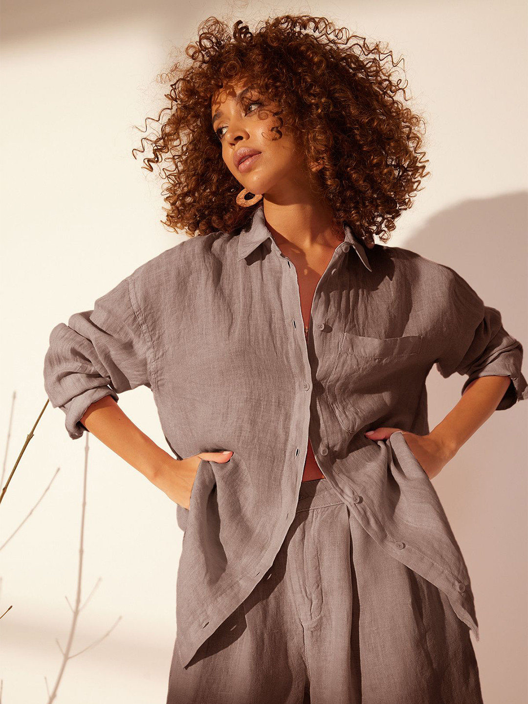 

Trendyol Women Opaque Casual Shirt, Na
