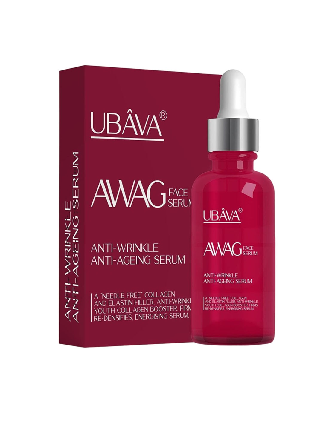 

UBAVA Awag Face Serum For Anti Ageing- 30ml, Transparent