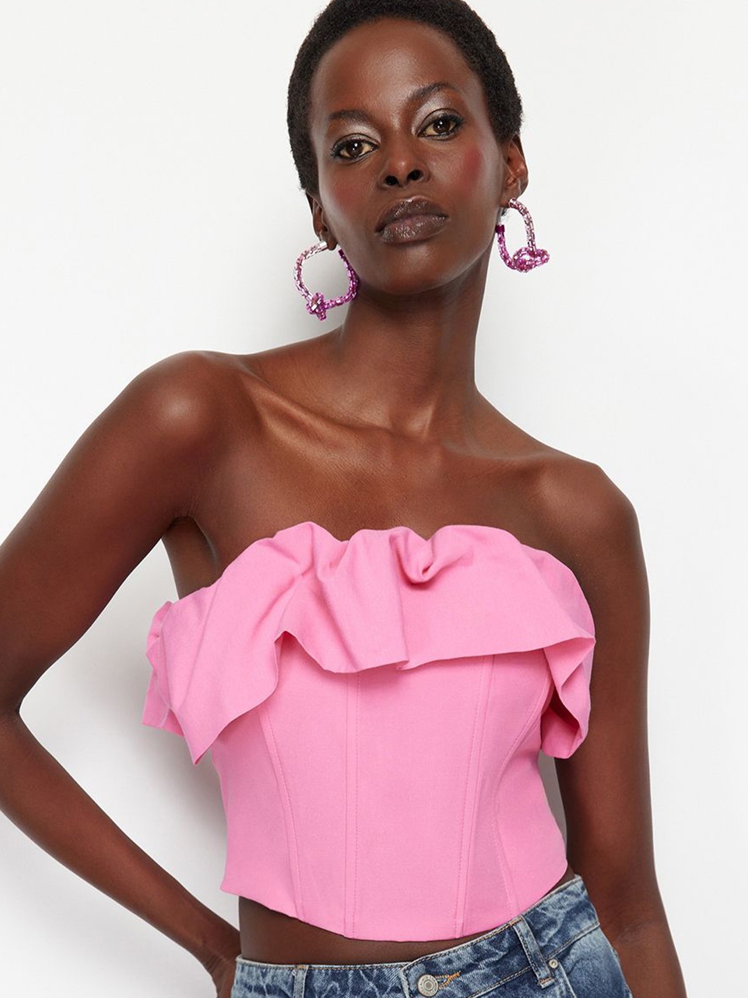 

Trendyol Cotton Tube Top, Na
