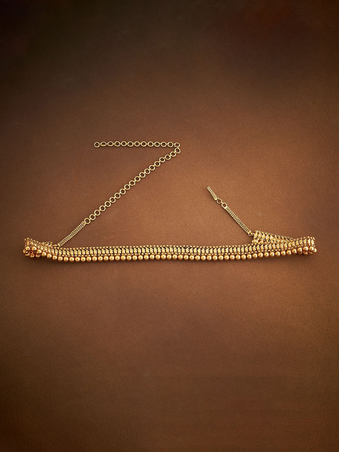 

Kushal's Fashion Jewellery Gold-Plated Beaded Antique Kamarbandh