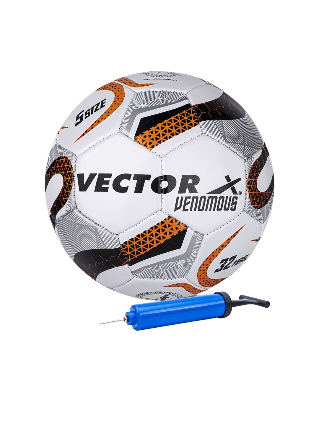 

VECTOR X Intermediate Printed Footballs, Grey