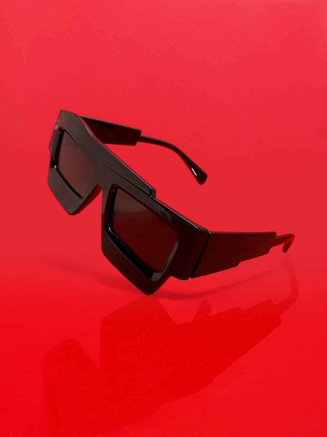 

French Accent Men Wayfarer Sunglasses with Polarised Lens AW24_FASG1064, Black