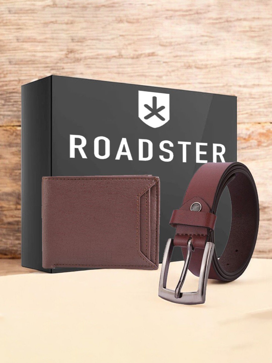 

Roadster Men Accessory Gift Set of, Brown