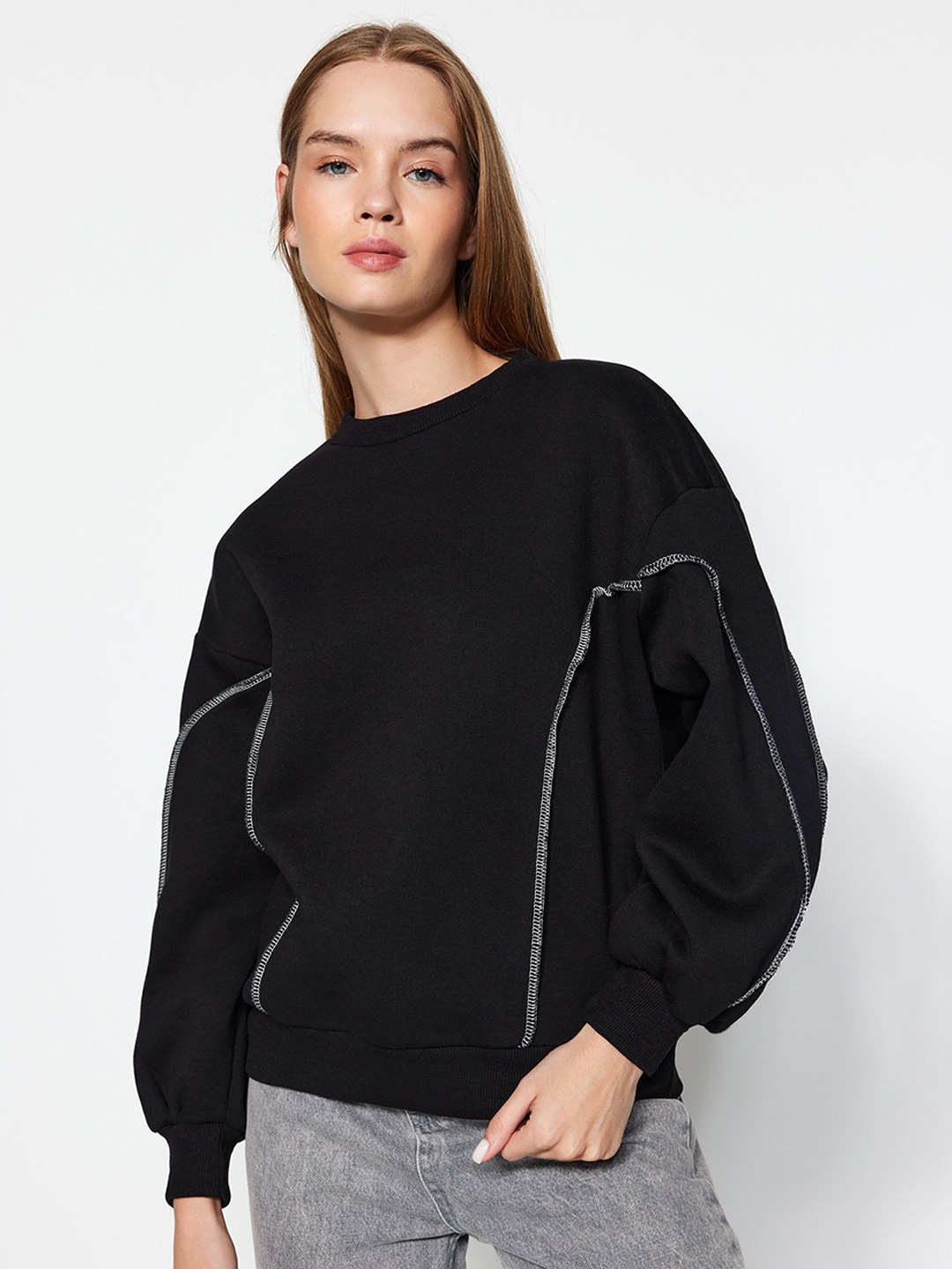 

Trendyol Women Sweatshirt, Na