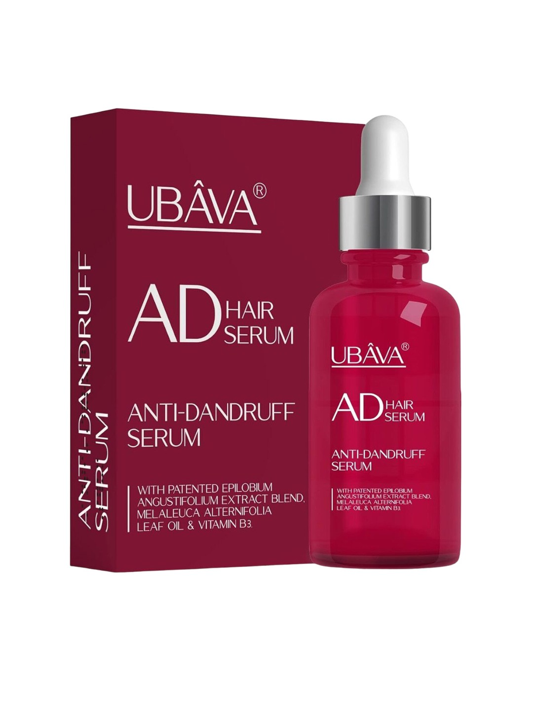 

UBAVA AD Hair Serum Anti-Dandruff Formulation-30ml, Transparent