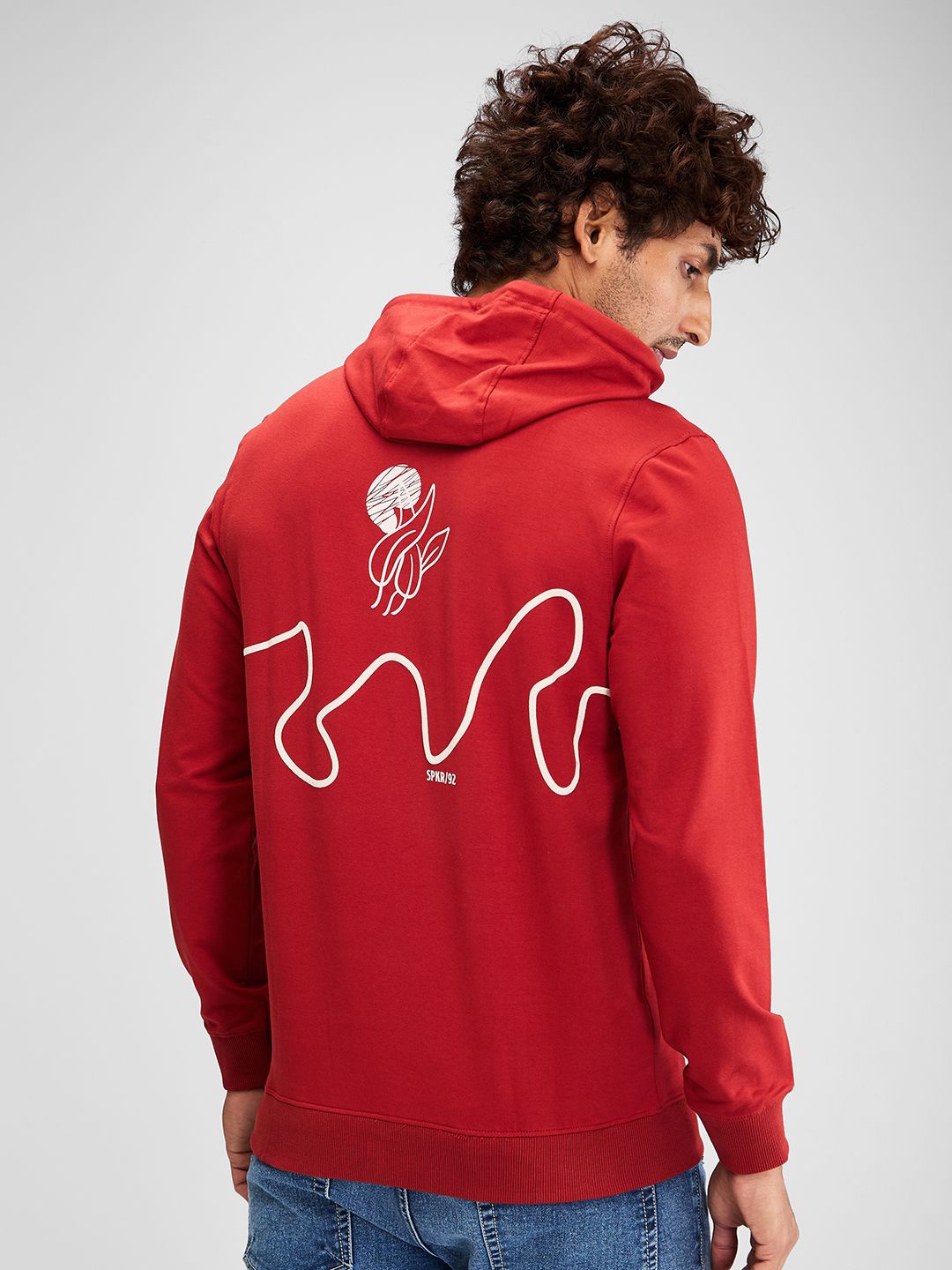 

SPYKAR Men Sweatshirt, Red