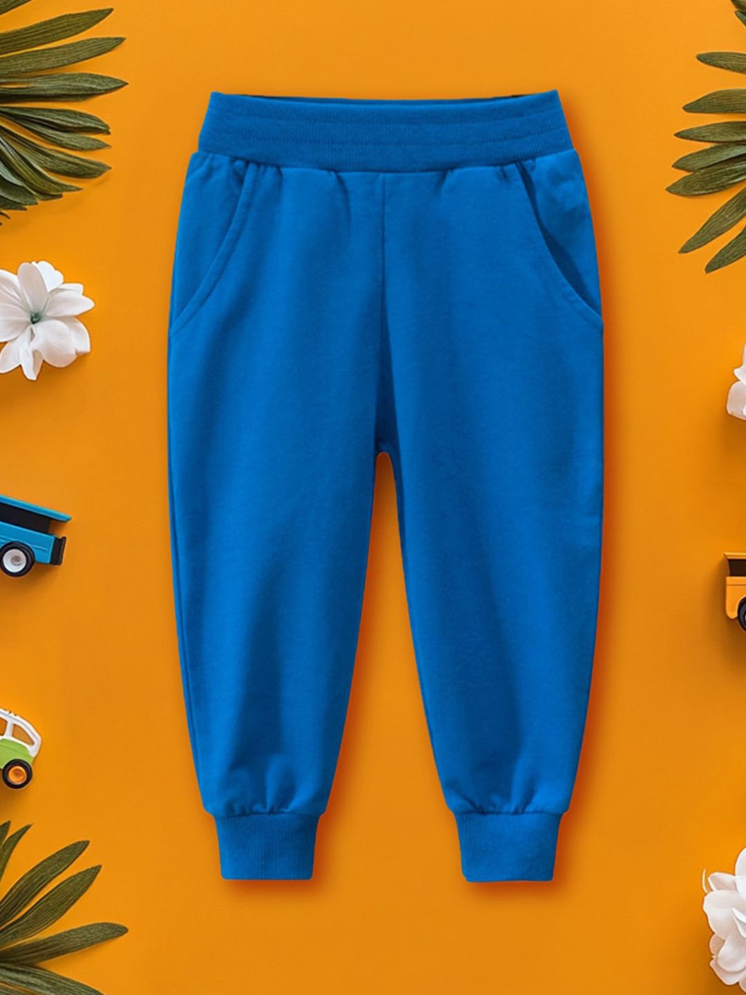 

INCLUD Boys Relaxed-Fit Elasticated Rib Jogger, Blue