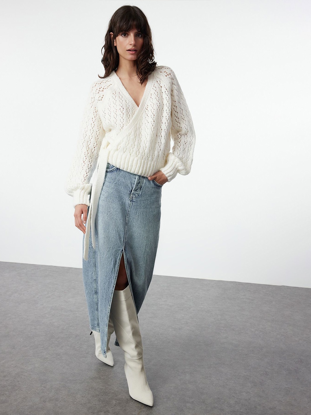 

Trendyol Wrap Top, Na