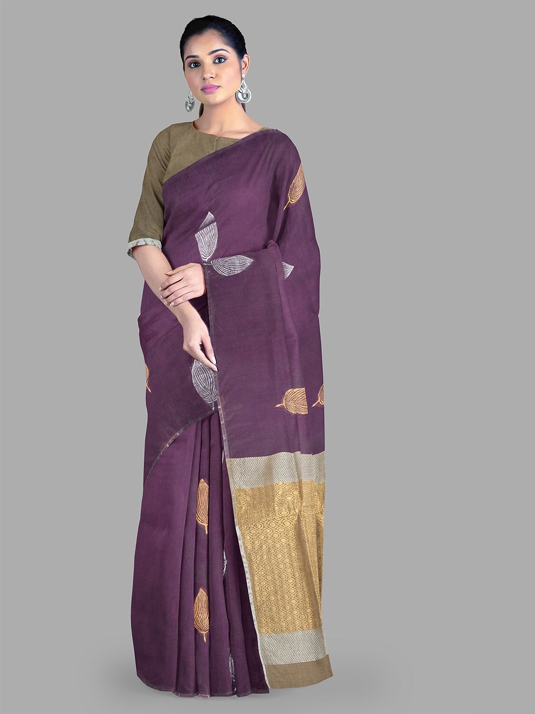 

The Chennai Silks Women Sarees, Violet