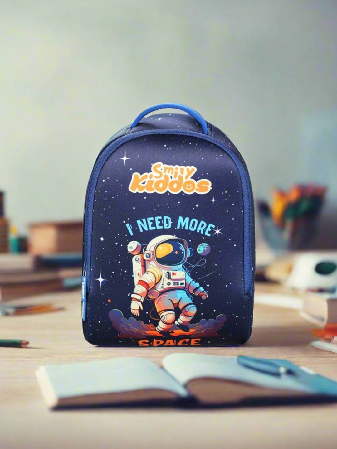 

Smily Kiddos Unisex Kids Graphic Backpack, Blue