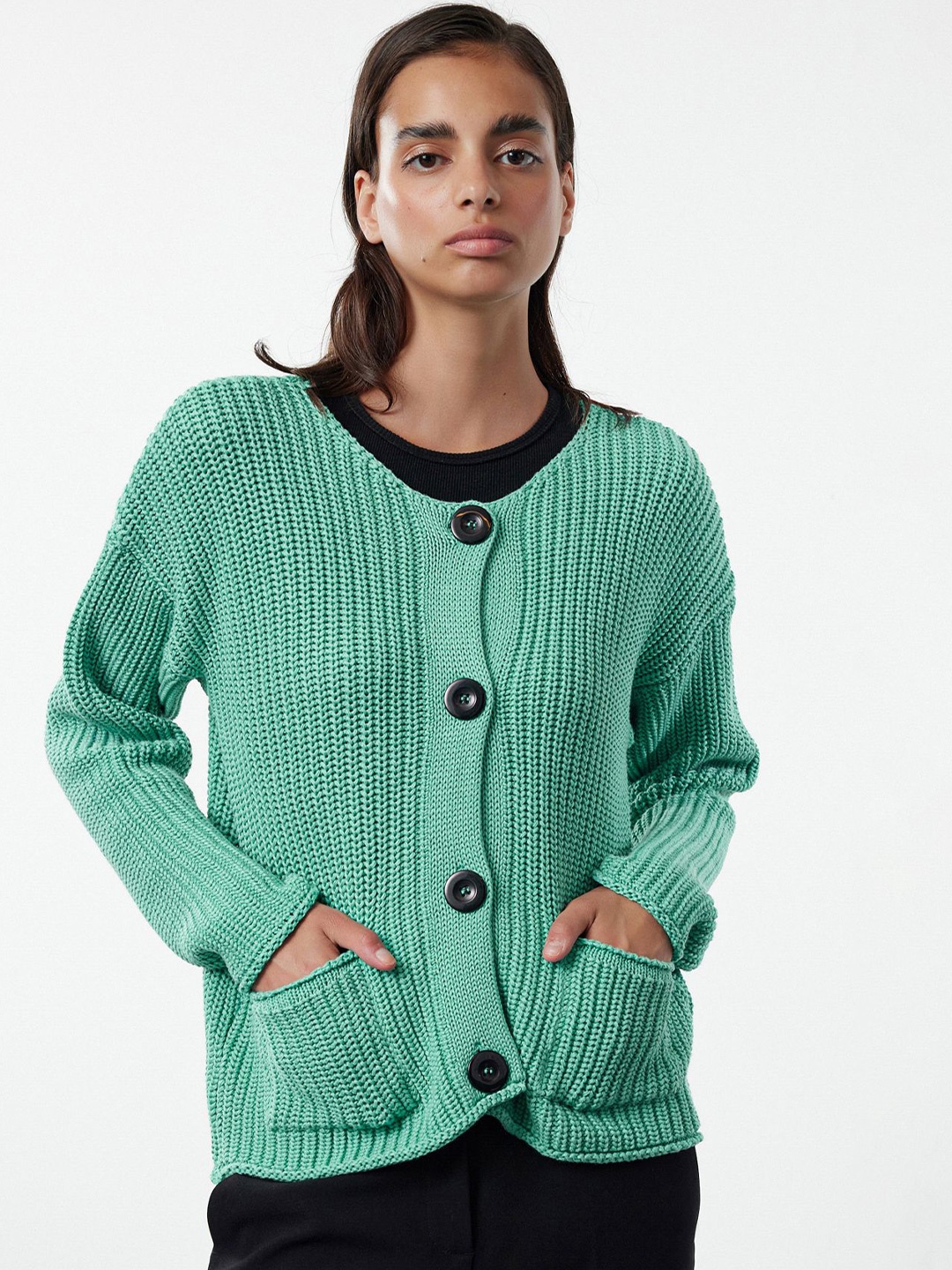 

Trendyol Women Cardigan, Green