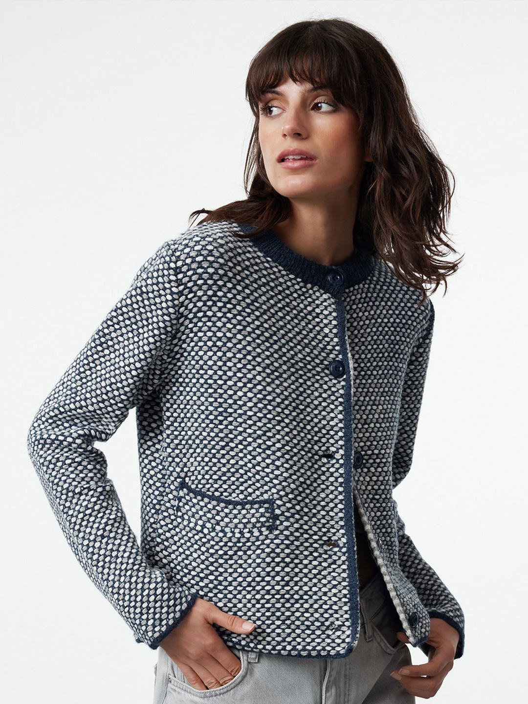 

Trendyol Women Cardigan, Blue
