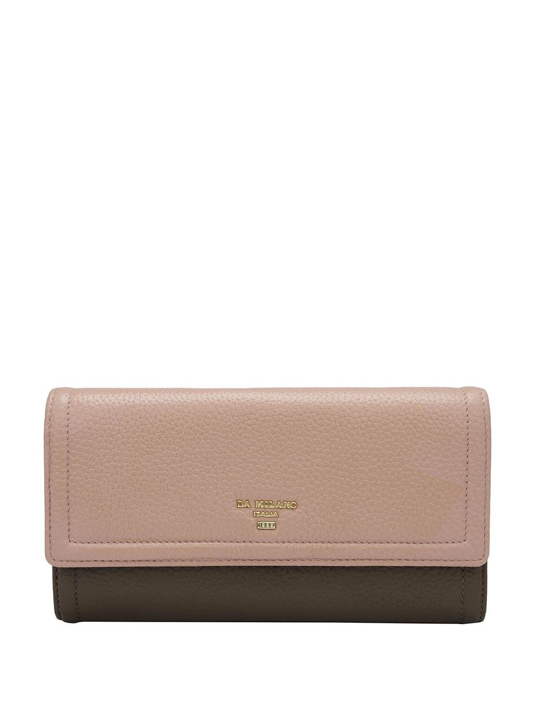 

Da Milano Women Textured Leather Envelope Wallets, Pink