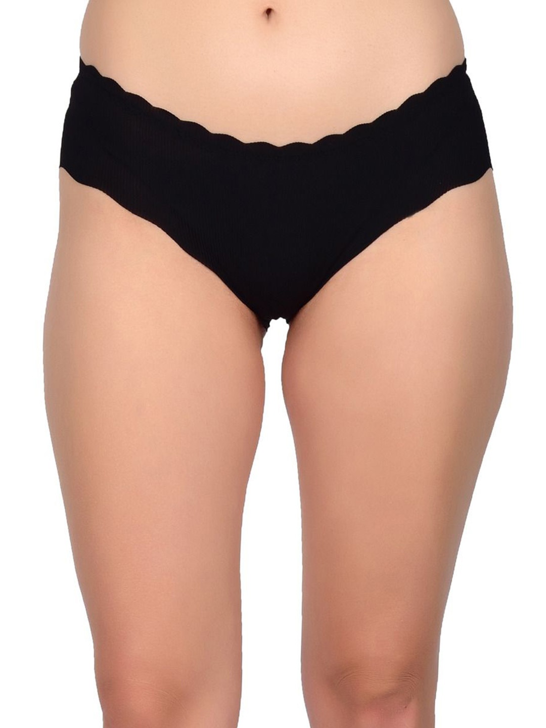 

bare dezire Mid-Rise Seamless Basic Brief, Black