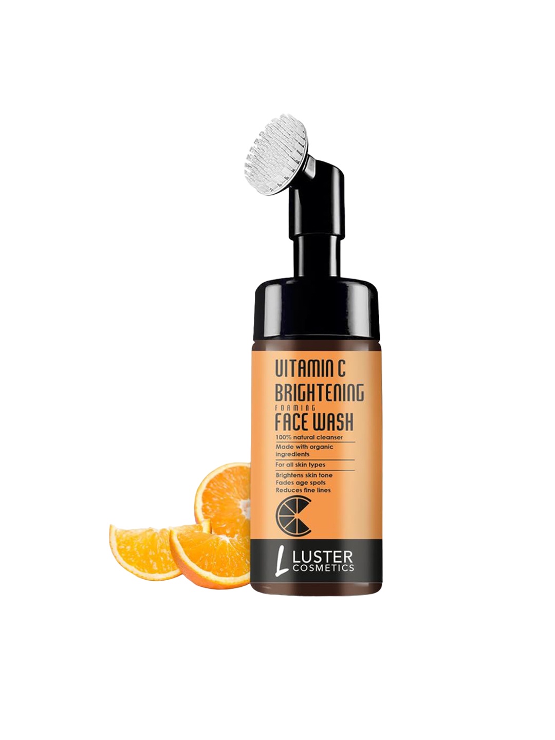 

Luster Vitamin C Foaming Face Wash -100ml, Orange