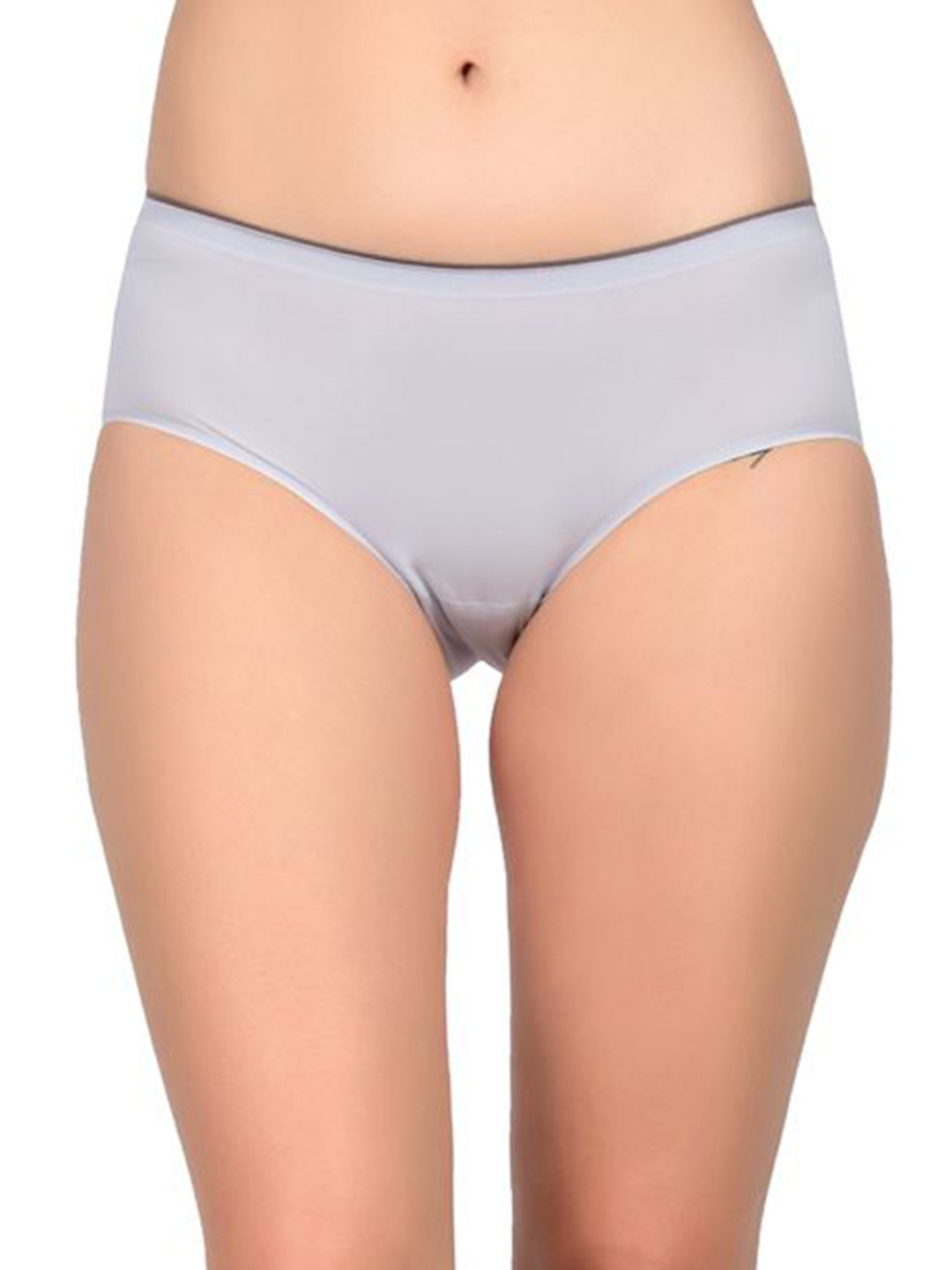 

bare dezire Women Full Coverage Mid-Rise Seamless Hipster Briefs, Blue
