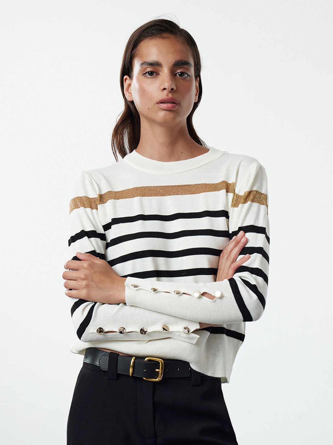 

Trendyol Striped Top, Na
