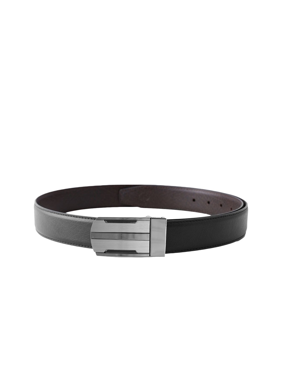 

SAZARA Men Textured Leather Belt, Black