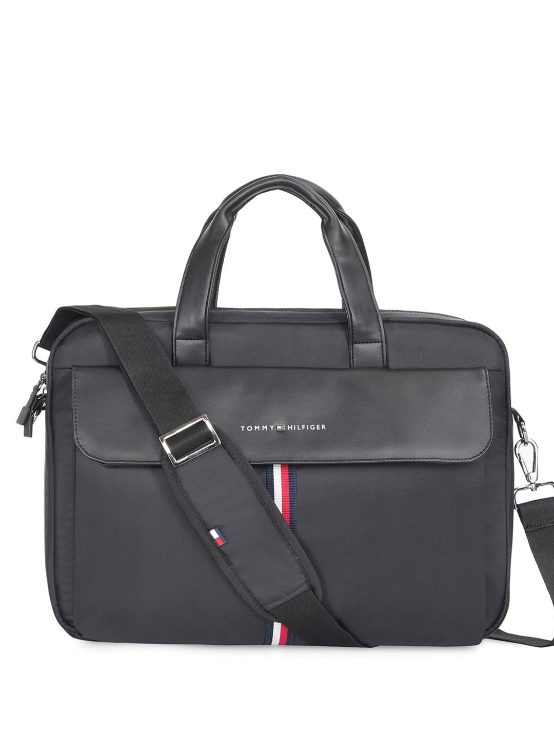 

Tommy Hilfiger Unisex Laptop Bag, Black