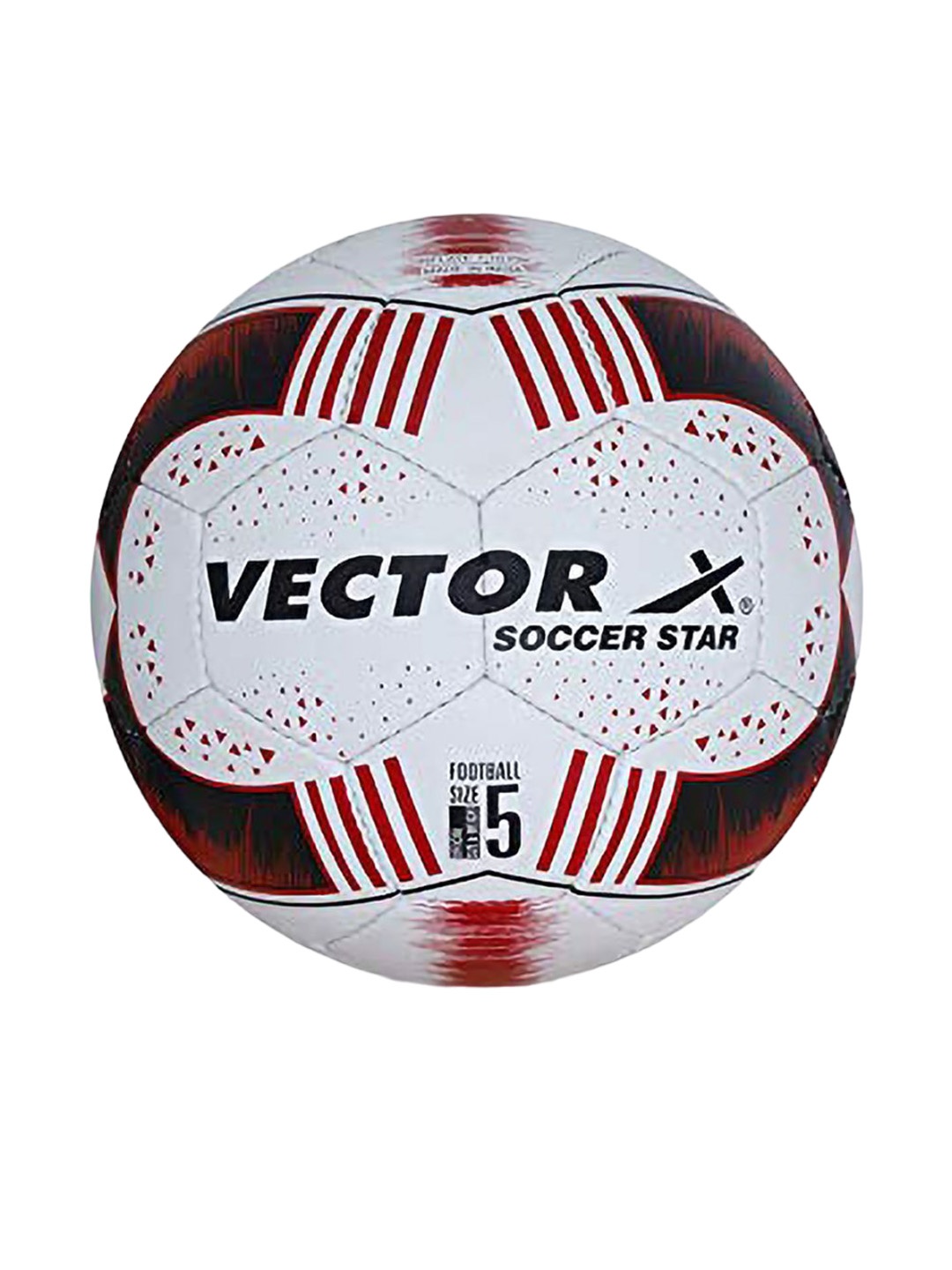 

VECTOR X Textured Rubber Intermediate Footballs, Red