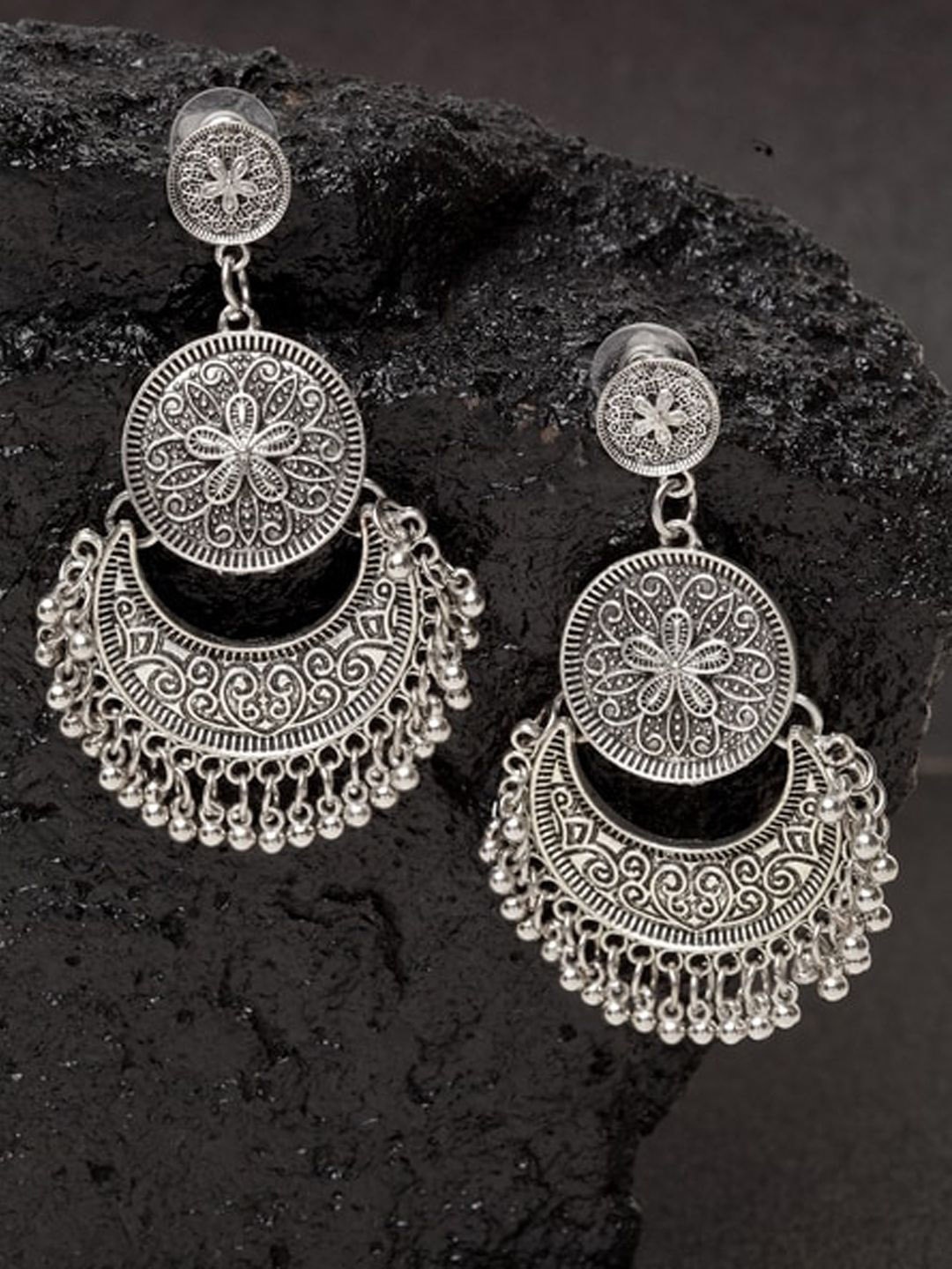 

Krelin Silver Plated Chandbalis