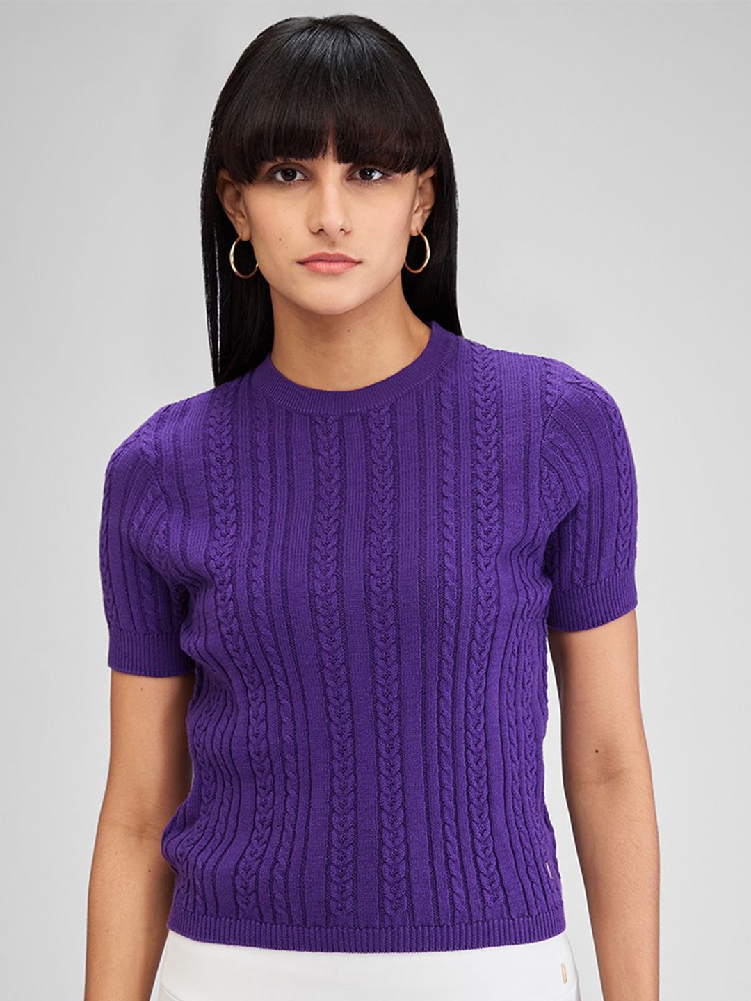 

SPYKAR Women Pullover, Purple