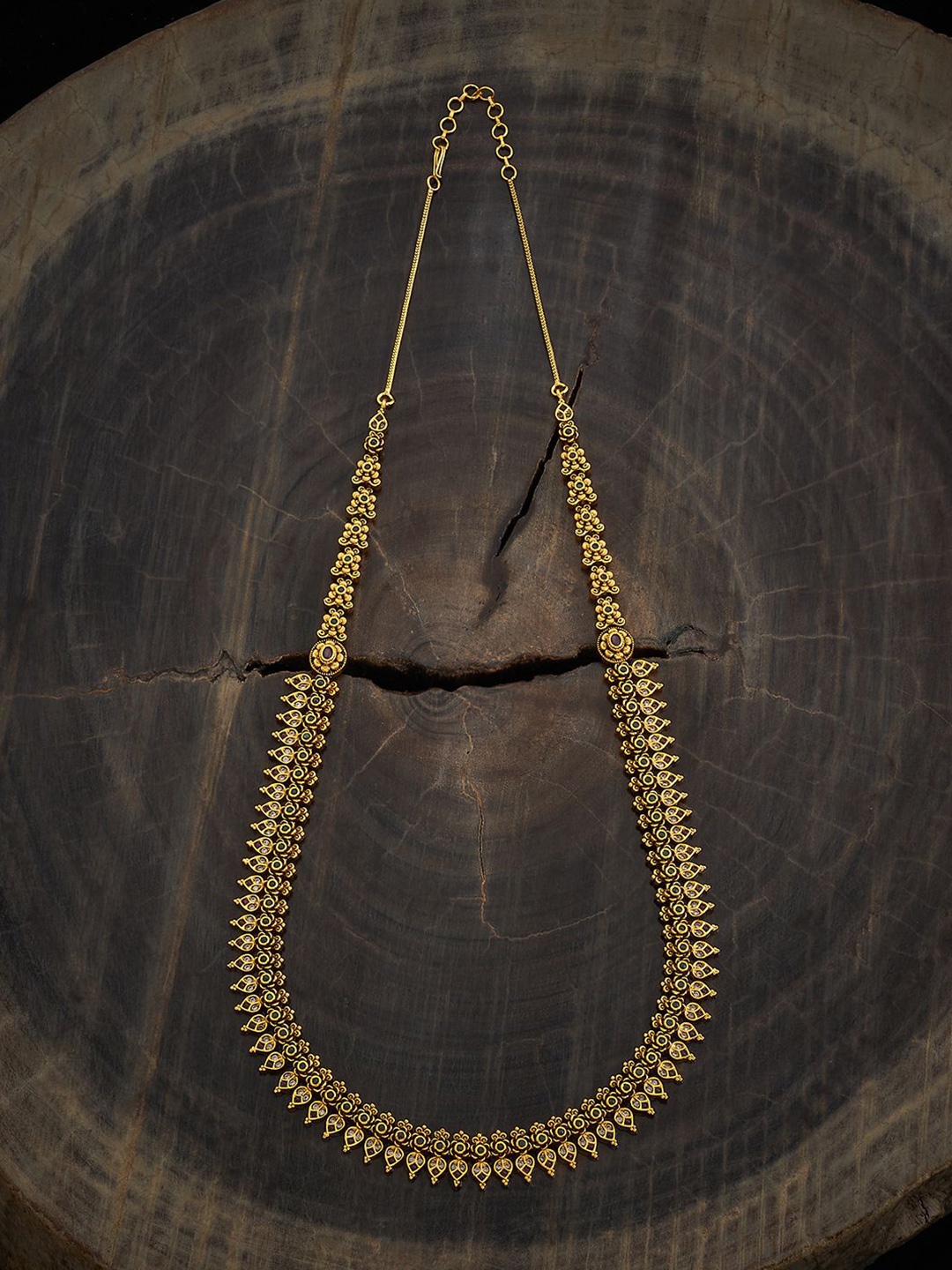 

Kushal's Fashion Jewellery Gold-Plated Temple Necklace