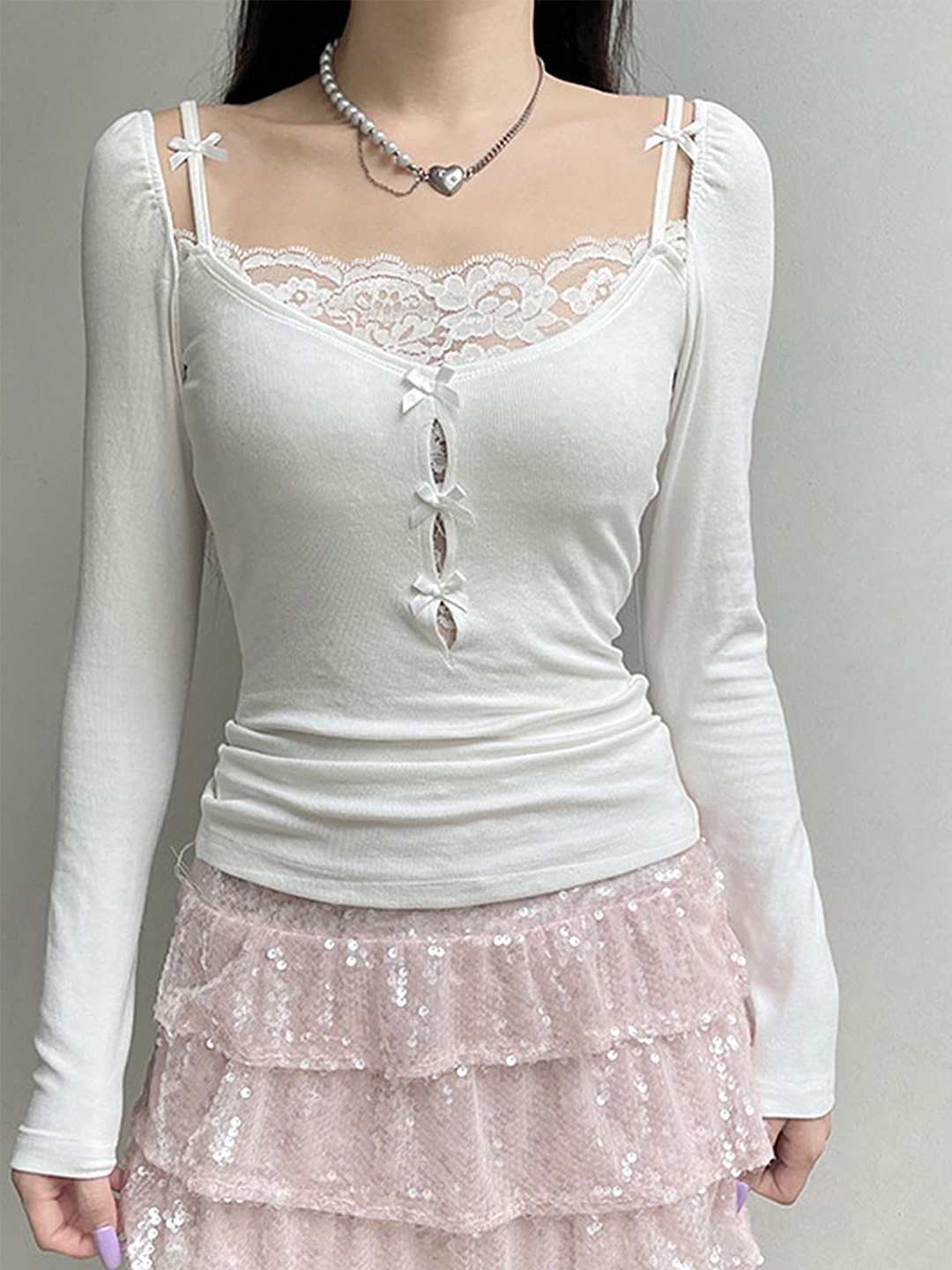 

LULU & SKY Top, White