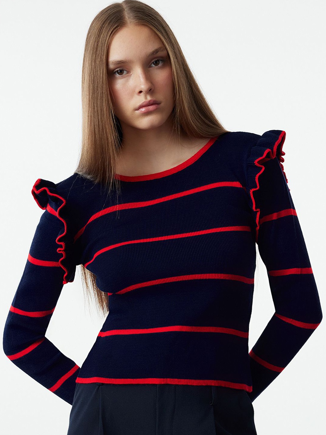 

Trendyol Striped Top, Na