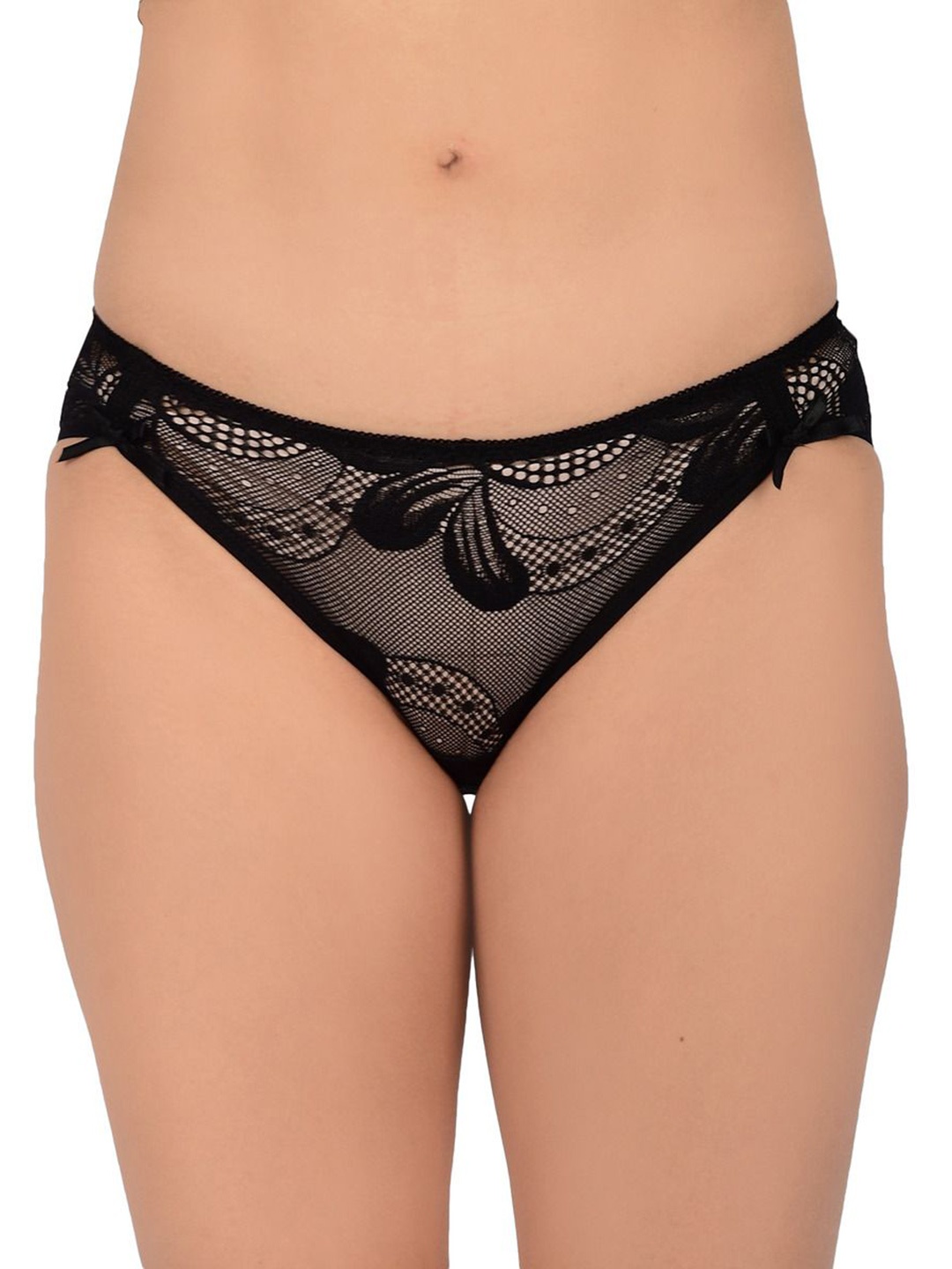 

bare dezire Mid-Rise Seamless Bikini Briefs BZ_PNTY_89_BLACK_S