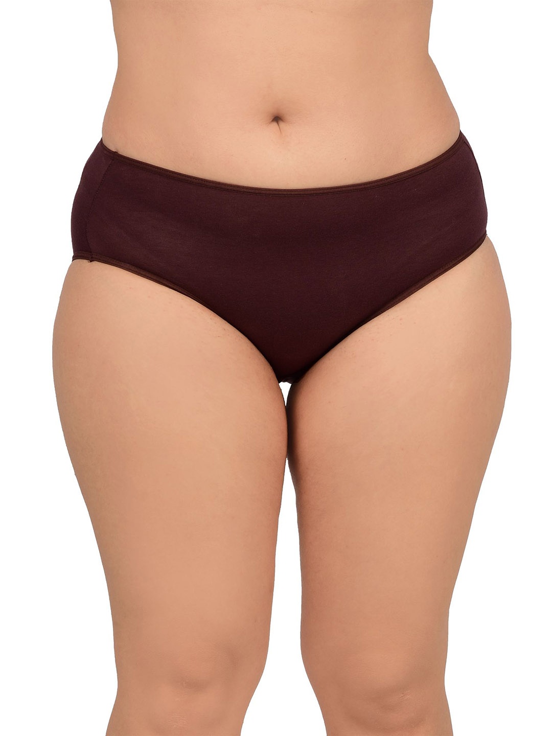

bare dezire Mid-Rise Hipster Seamless Briefs, Coffee brown