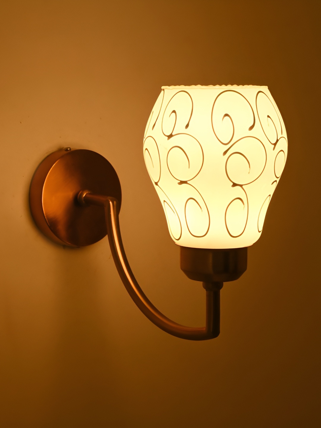 

Afast White Glass Traditional Rectangle Shaped Wall Lamp