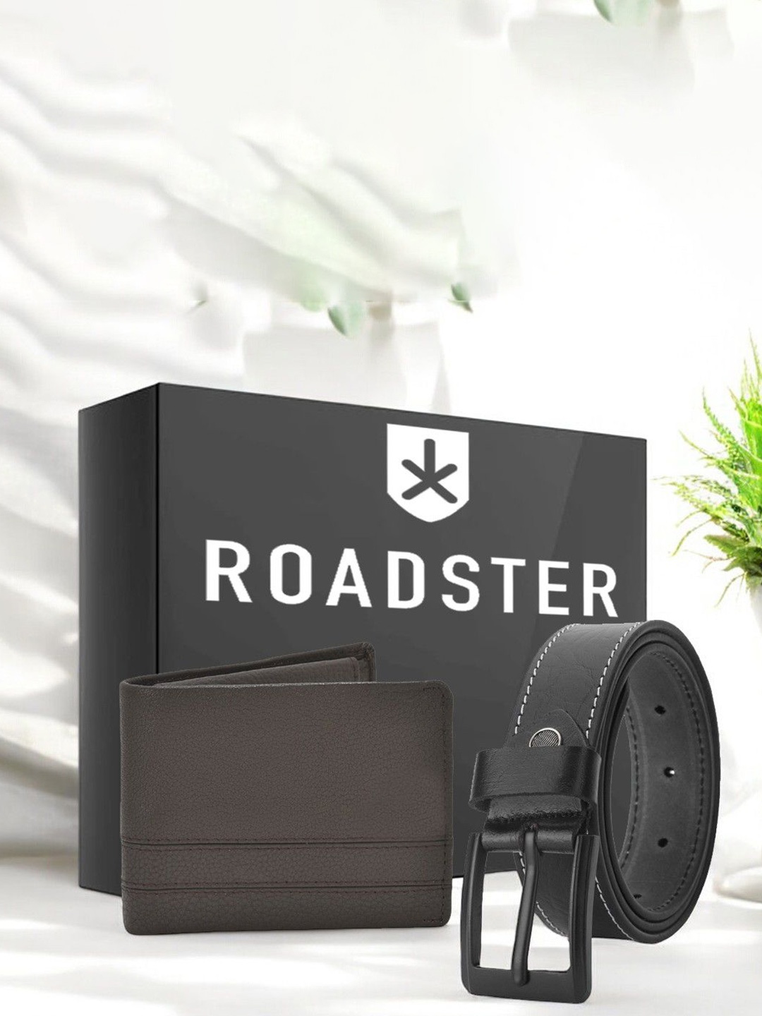 

Roadster Men Accessory Gift Set of, Black