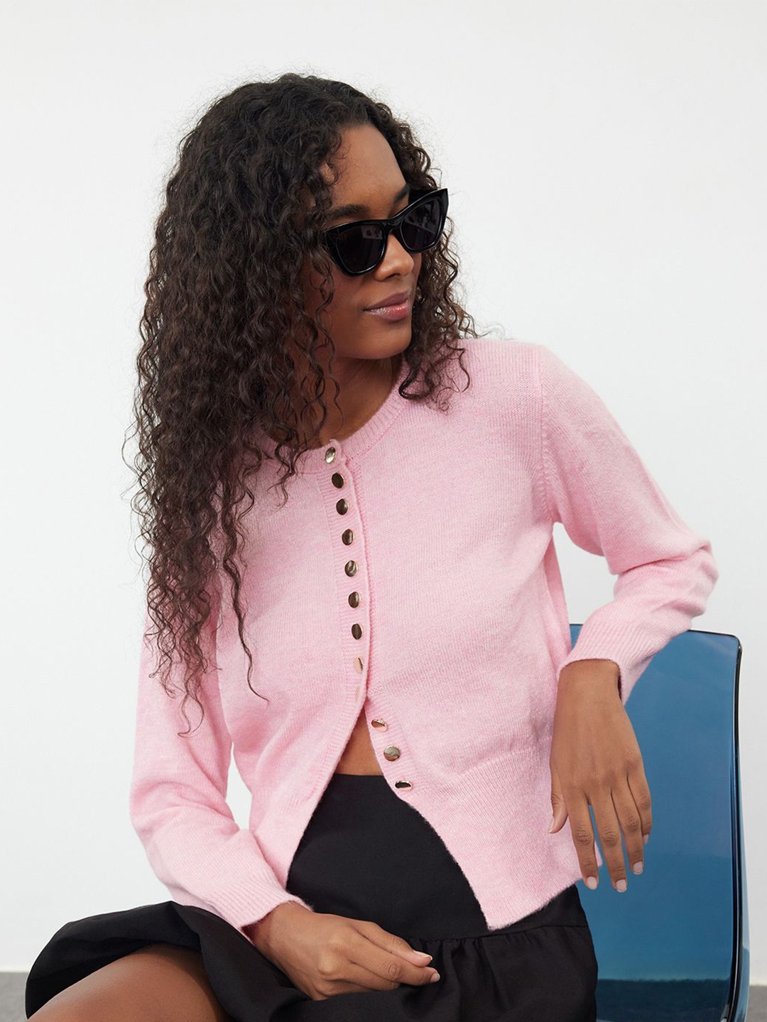 

Trendyol Women Cardigan, Pink