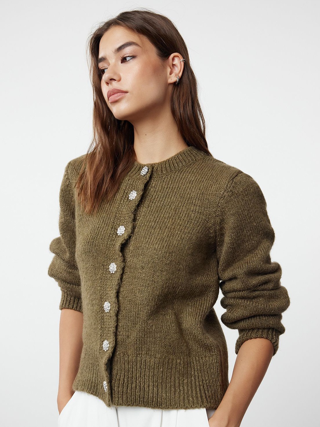 

Trendyol Women Cardigan, Green