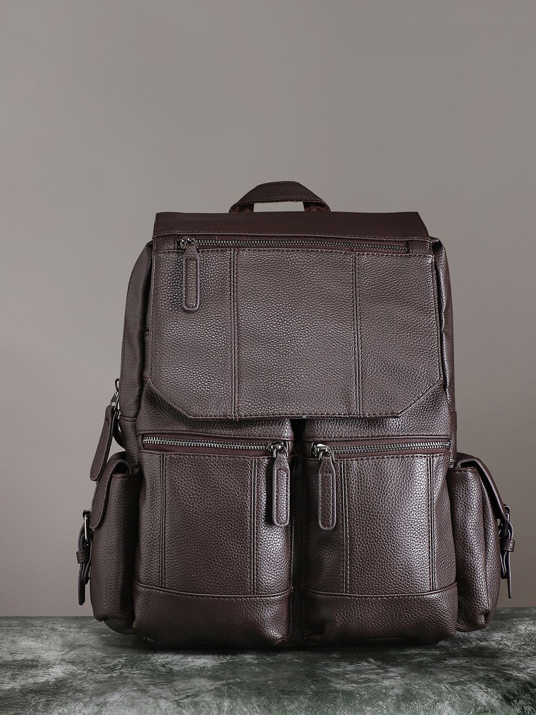 

French Accent Men Backpack, Brown