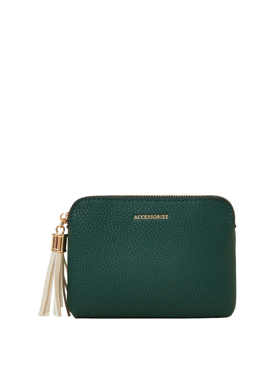 

Accessorize Women PU Zip Around Wallet, Green
